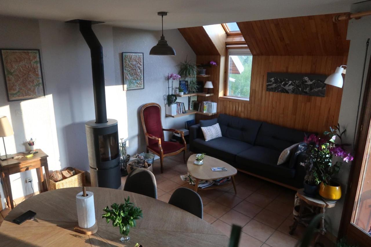 Chez Cat Et Christophe , Chambre Calme Et Lumineuse Chez L'Habitant Avec Vue Guillestre Bagian luar foto